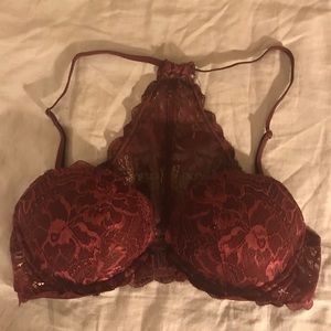 Victoria’s Secret Maroon Lace Bra